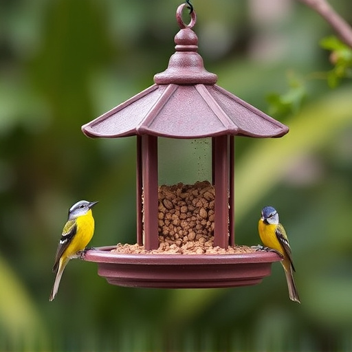 bird feeder station