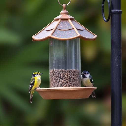 bird feeder station