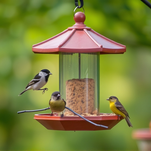 bird feeder station