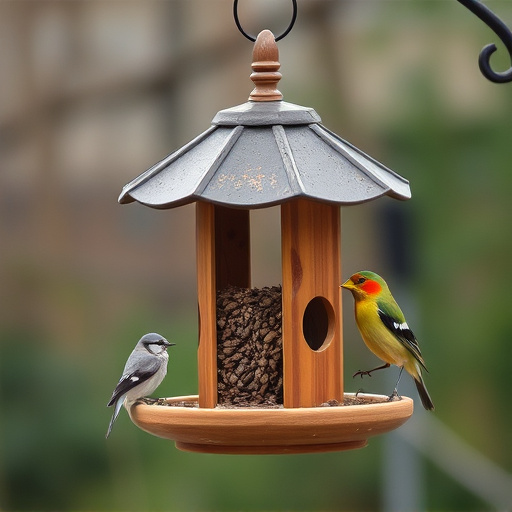 bird feeder station