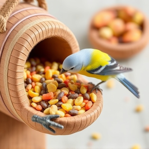 Bird food mix for sensitive birds