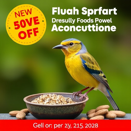 Bird food subscription with promotional offer