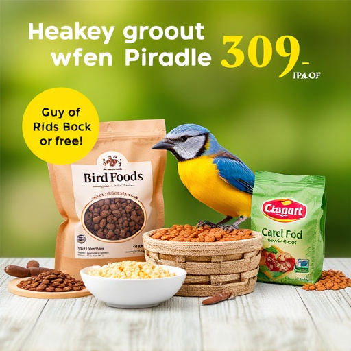 Bird food subscription with promotional offer
