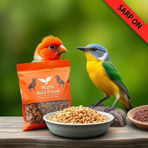 Bird food subscription with promotional offer