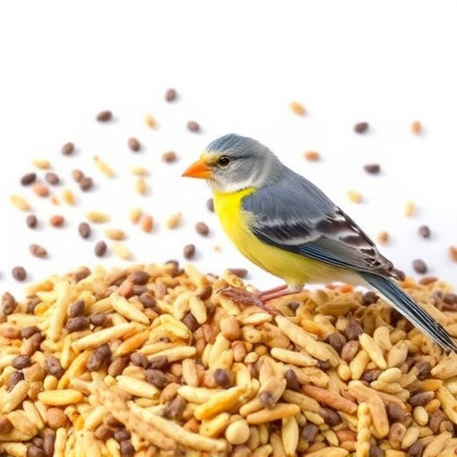Bird seed mix for wheat-sensitive birds