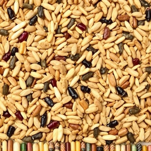 Bird seed mix for wheat-sensitive birds
