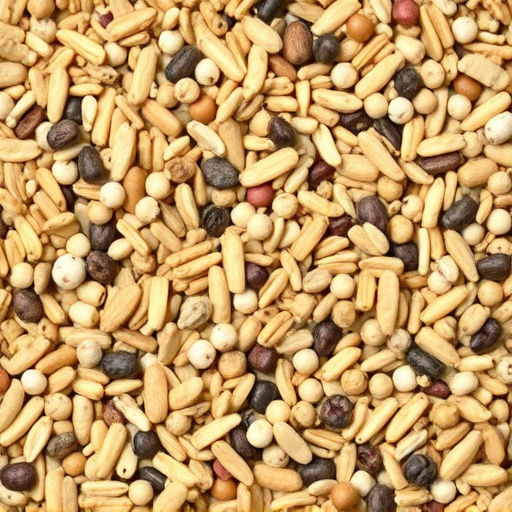 Bird seed mix for wheat-sensitive birds