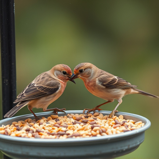 Feeder Design &amp; Placement for Ground Birds Diet
