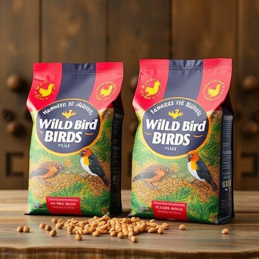 Branded UK wild bird feed packaging