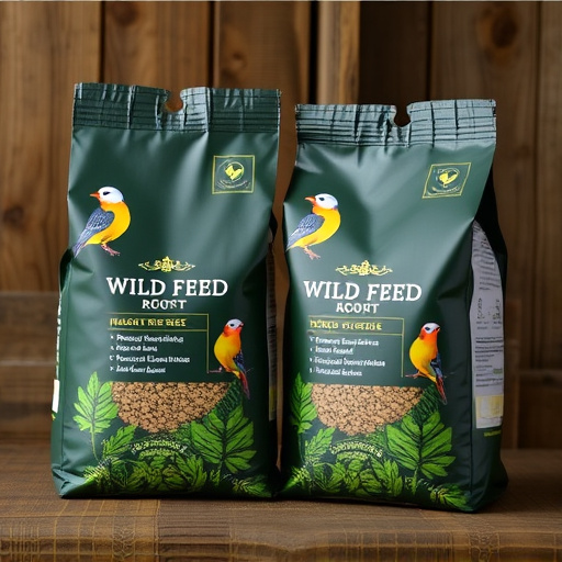 Branded UK wild bird feed packaging