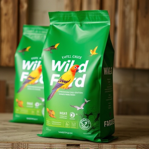 Branded UK wild bird feed packaging