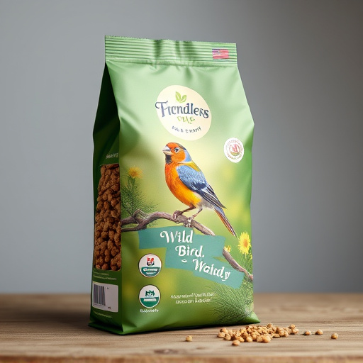 Branded UK wild bird feed packaging