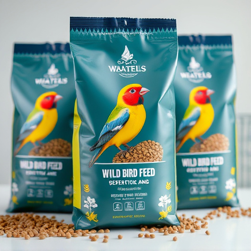 Branded UK wild bird feed packaging
