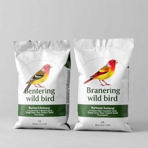 Branded UK wild bird seed bags