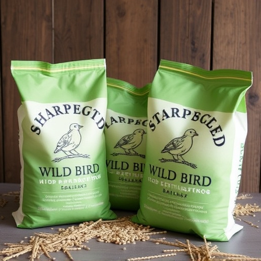 Branded UK wild bird seed bags