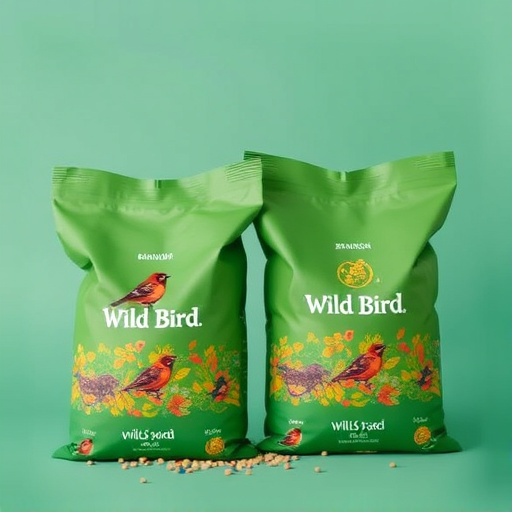 Branded UK wild bird seed bags