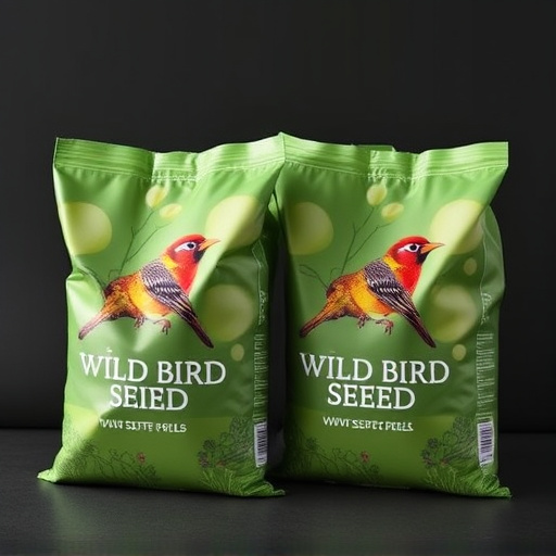 Branded UK wild bird seed bags
