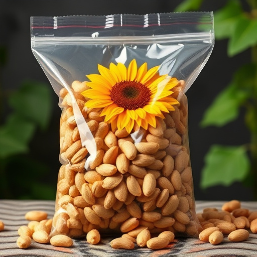 Bulk bag of sunflower hearts for feeding