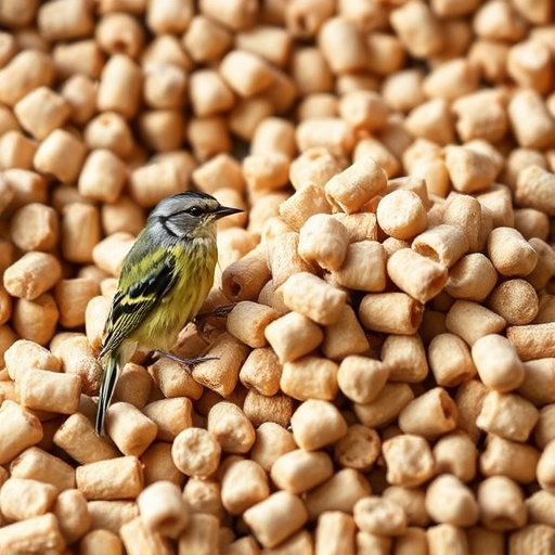 Bulk suet pellets ready for feeders