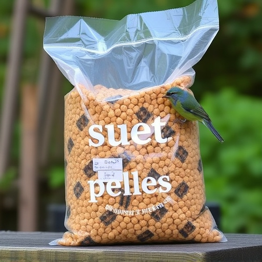 Bulk suet pellets ready for feeders