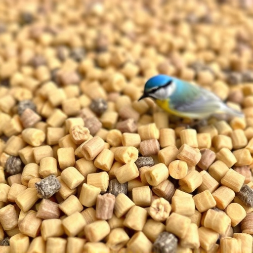 Bulk suet pellets ready for feeders