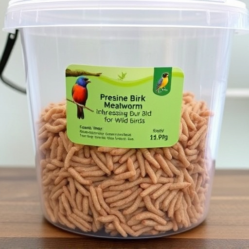 Bulk tub of mealworms for wild birds