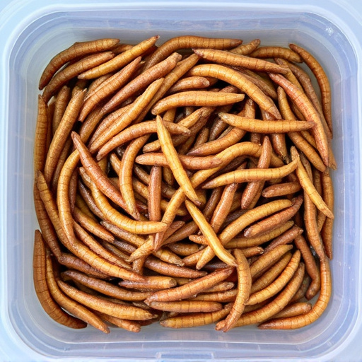 Bulk tub of mealworms for wild birds
