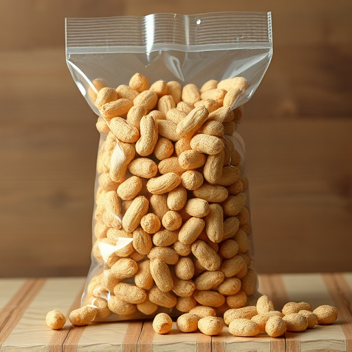 Clear bag of bird peanuts bulk buy