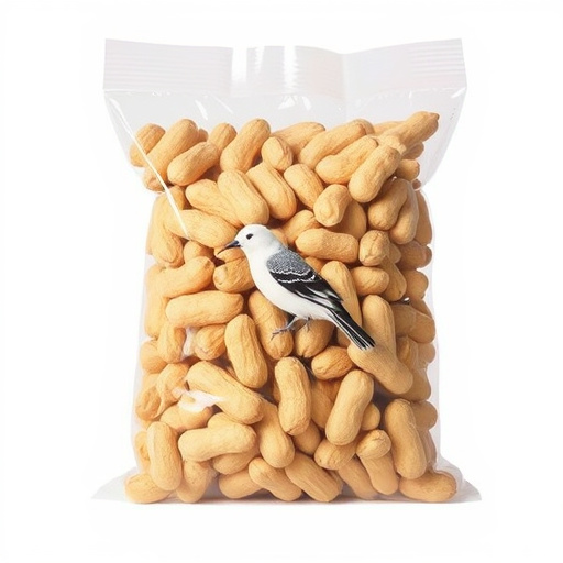 Clear bag of bird peanuts bulk buy