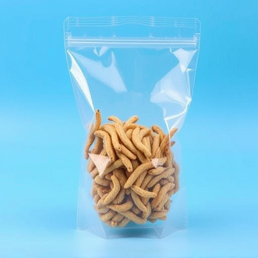 Clear bag of dried mealworms UK