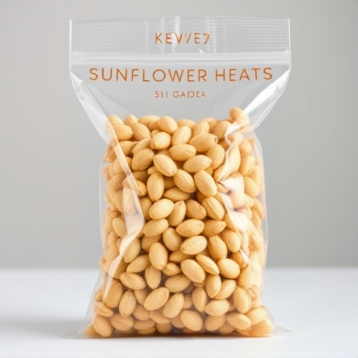 Clear bag of hulled sunflower hearts