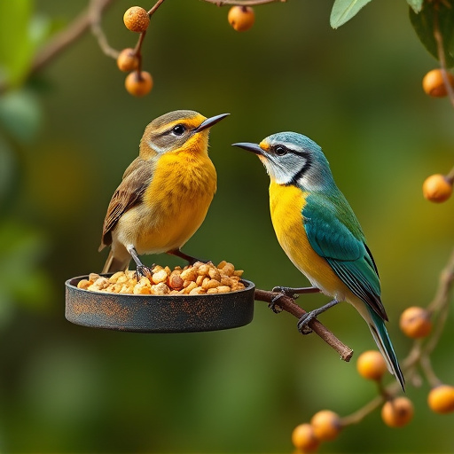 Click-and-collect bird food website banner