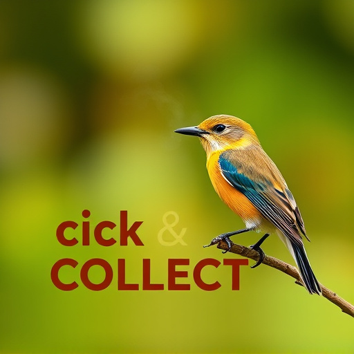 Click-and-collect bird food website banner