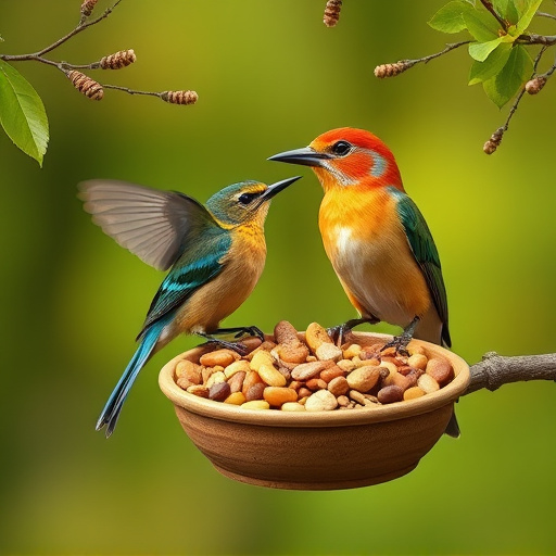 Click-and-collect bird food website banner