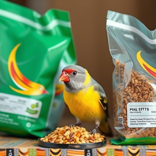 Close-up of affordable bird food bags