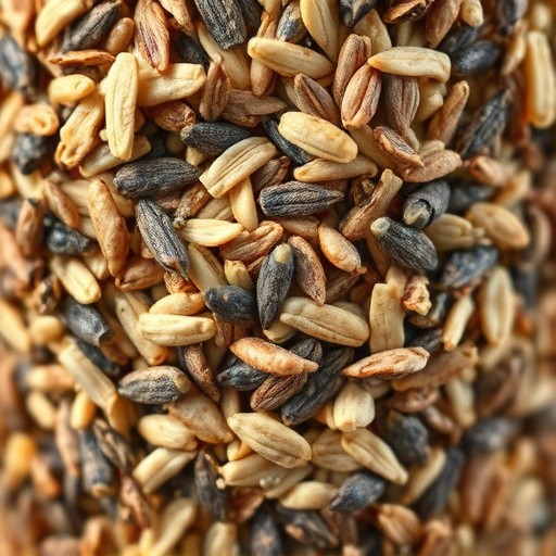 Close-up of bird seed texture UK