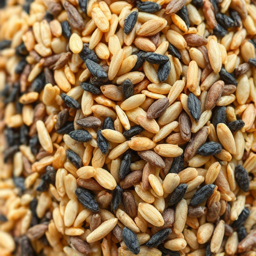 Close-up of bird seed texture UK