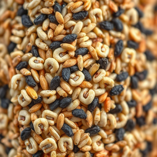 Close-up of bird seed texture UK