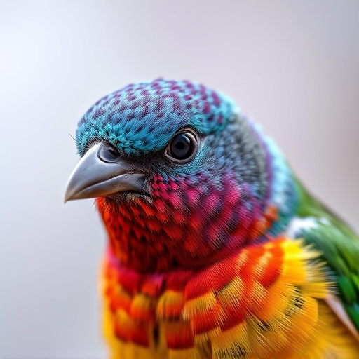 Close-up of colorful wild bird seed