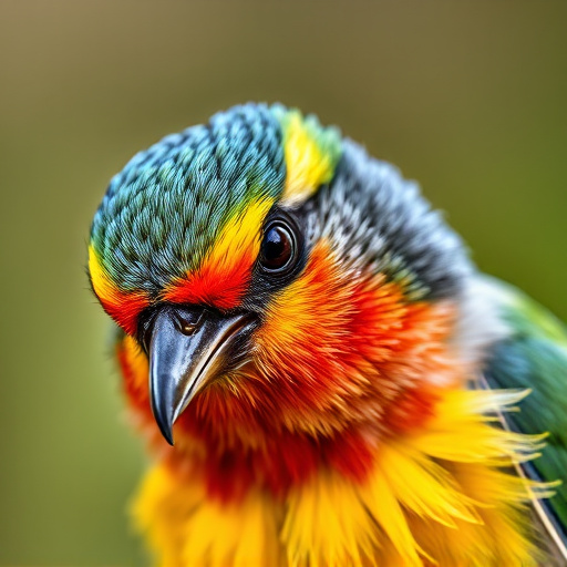 Close-up of colorful wild bird seed