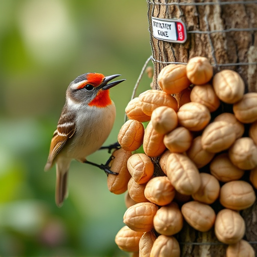 Close-up of peanuts for garden birds