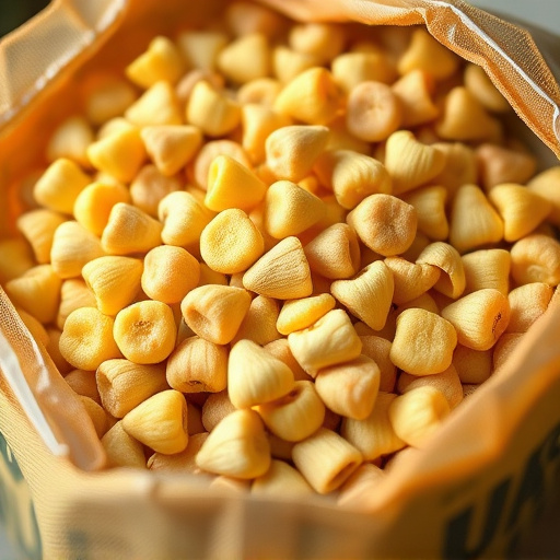 Close-up of premium sunflower hearts in bag