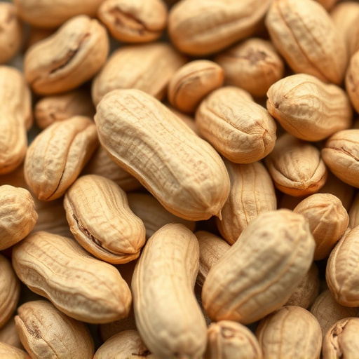 Close-up of shelled peanuts for wildlife