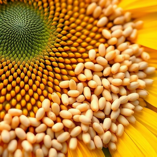 Close-up of sunflower and millet seeds