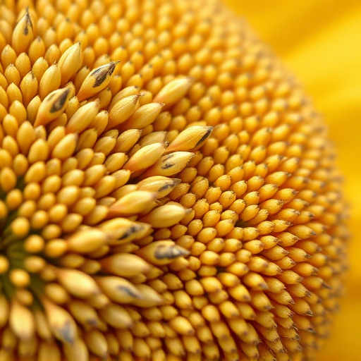 Close-up of sunflower and millet seeds
