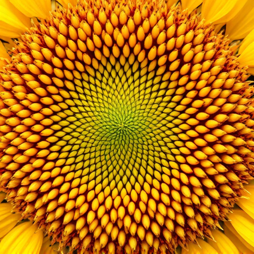 Close-up of sunflower and millet seeds