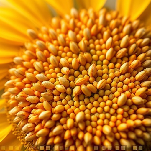 Close-up of sunflower and millet seeds