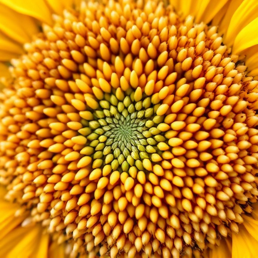 Close-up of sunflower and millet seeds
