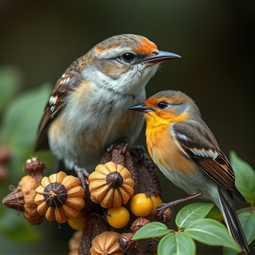 Close-up of varied seeds for birds