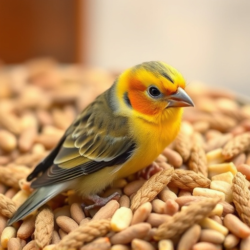 Close-up of wheat-free bird food